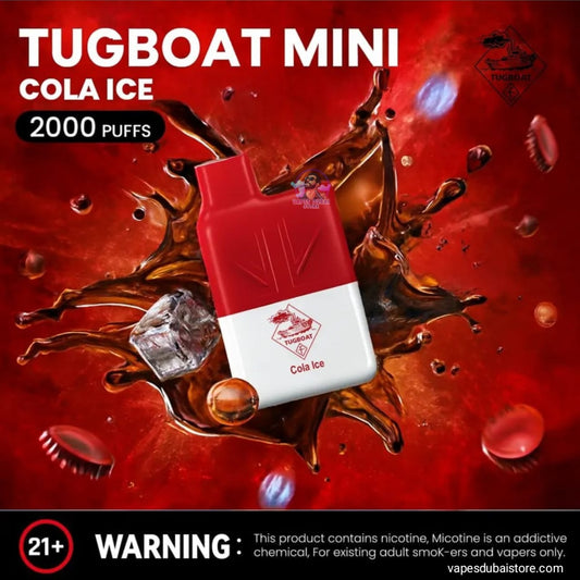 Tugboat Mini 2000 Puffs 20mg Disposable Vape In UAE