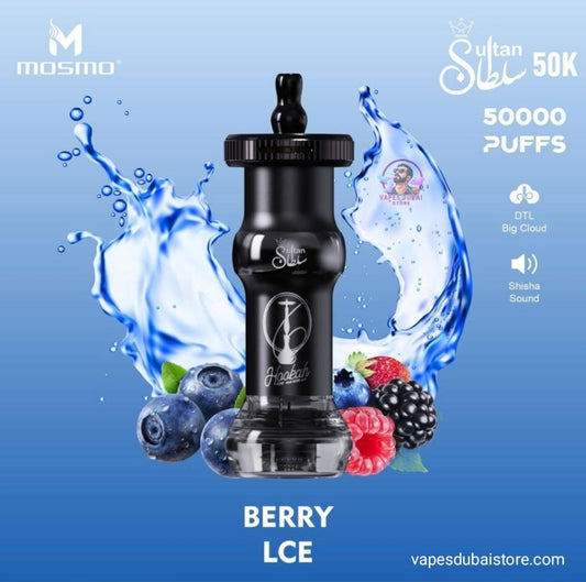 Mosmo Sultan 50k Puffs DTL E-hookah Disposable Vape in UAE