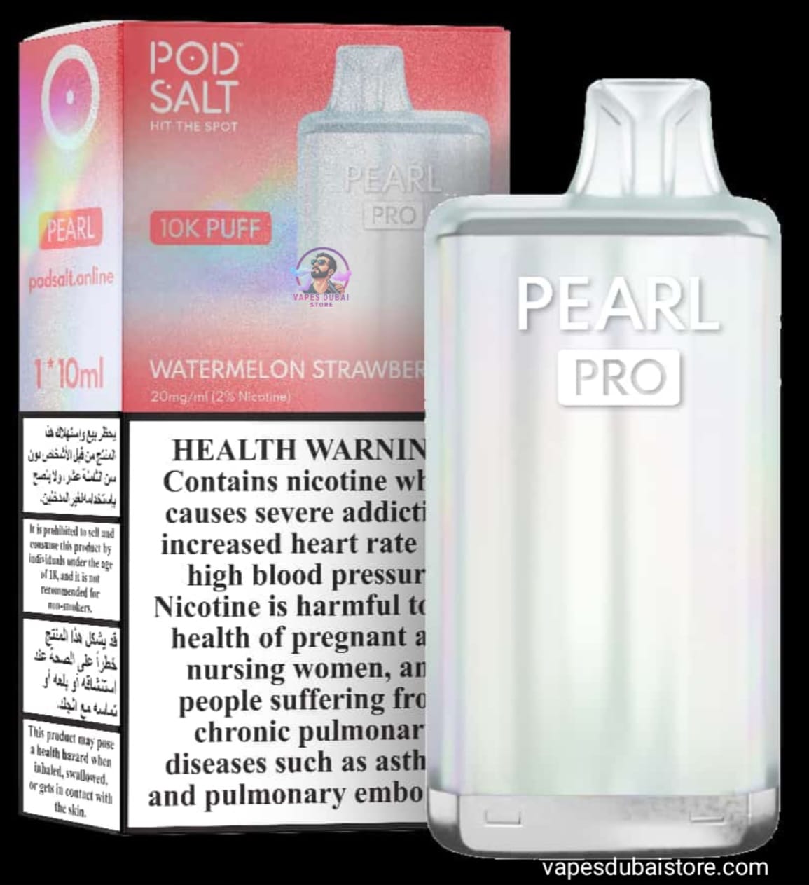 Pod Salt Pearl Pro 10000 Puffs 20mg Disposable Vape In Dubai