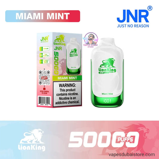JNR Lionking 50000 Puffs Disposable Vape 50mg in UAE