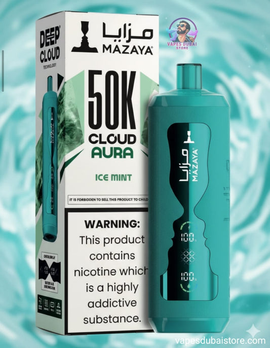 Mazaya Cloud AURA 50000 Puffs Disposable Vape 6mg in UAE