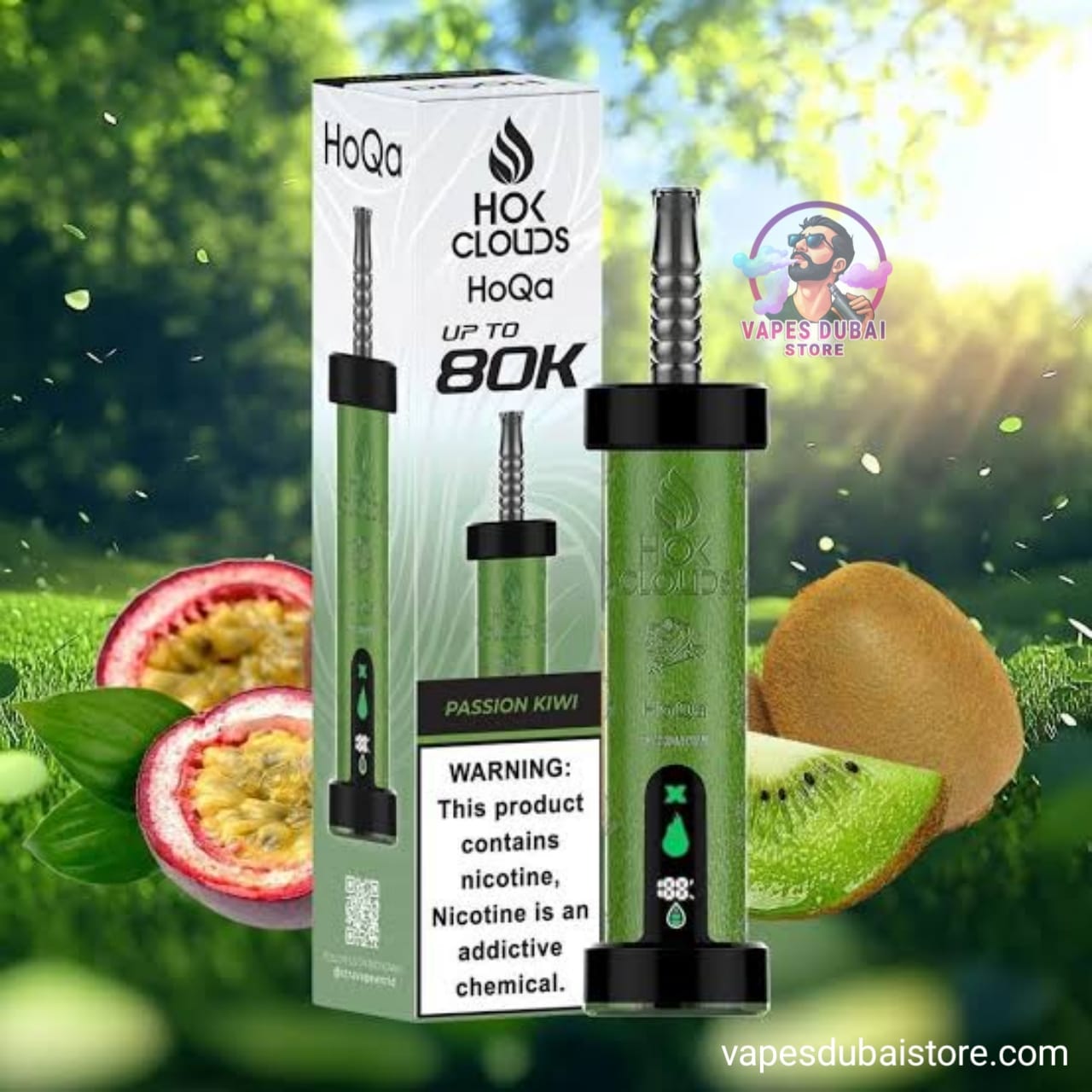 HOK Clouds HoQa 80000 Puffs Disposable Vape 5mg in UAE
