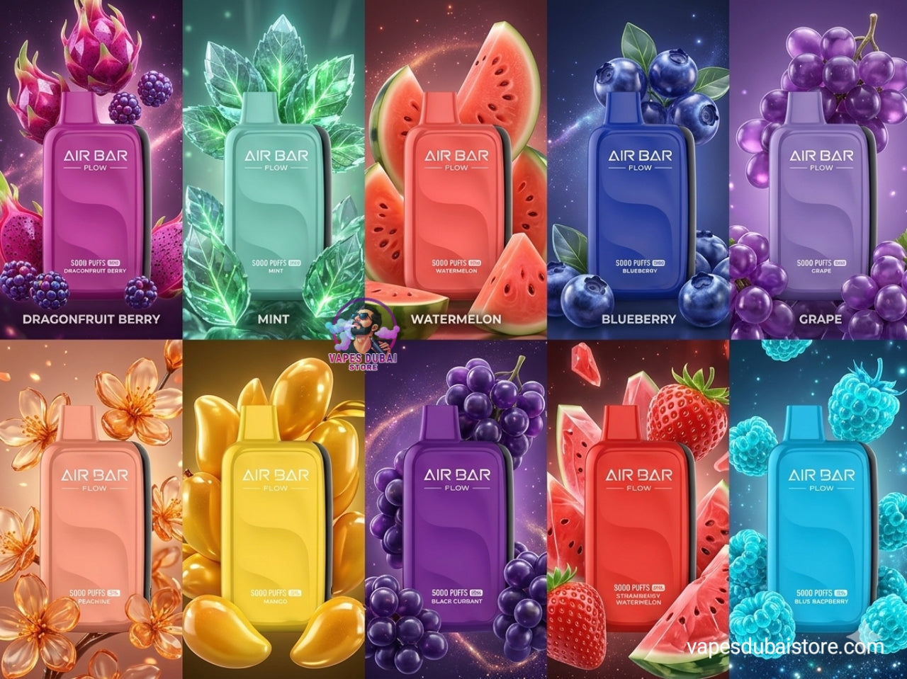 Air Bar Flow 30000 Puffs Disposable Vape 20mg in UAE