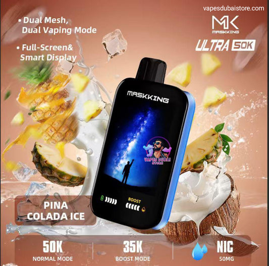 Maskking Ultra 50000 Puffs Disposable 50mg in the UAE
