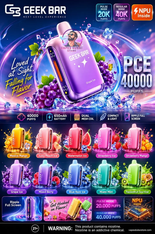GEEK BAR PCE 40000 Puffs 50MG in Dubai