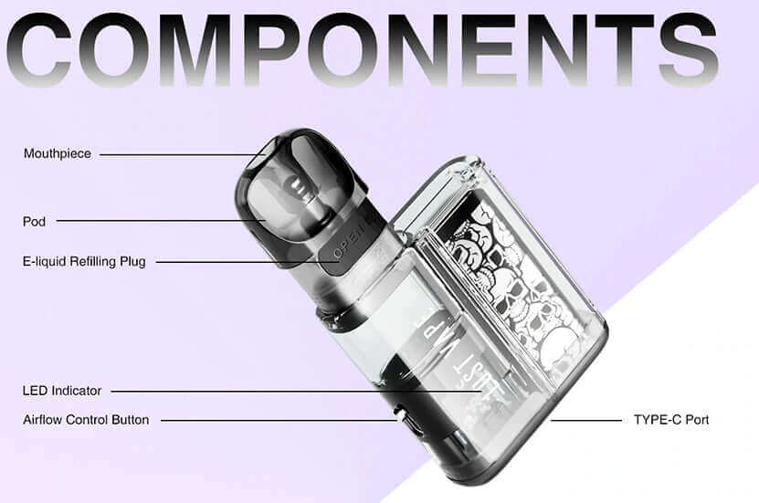 Lost Vape Ursa Baby Pod Kit 18W 2.5mlColor: Black Clear