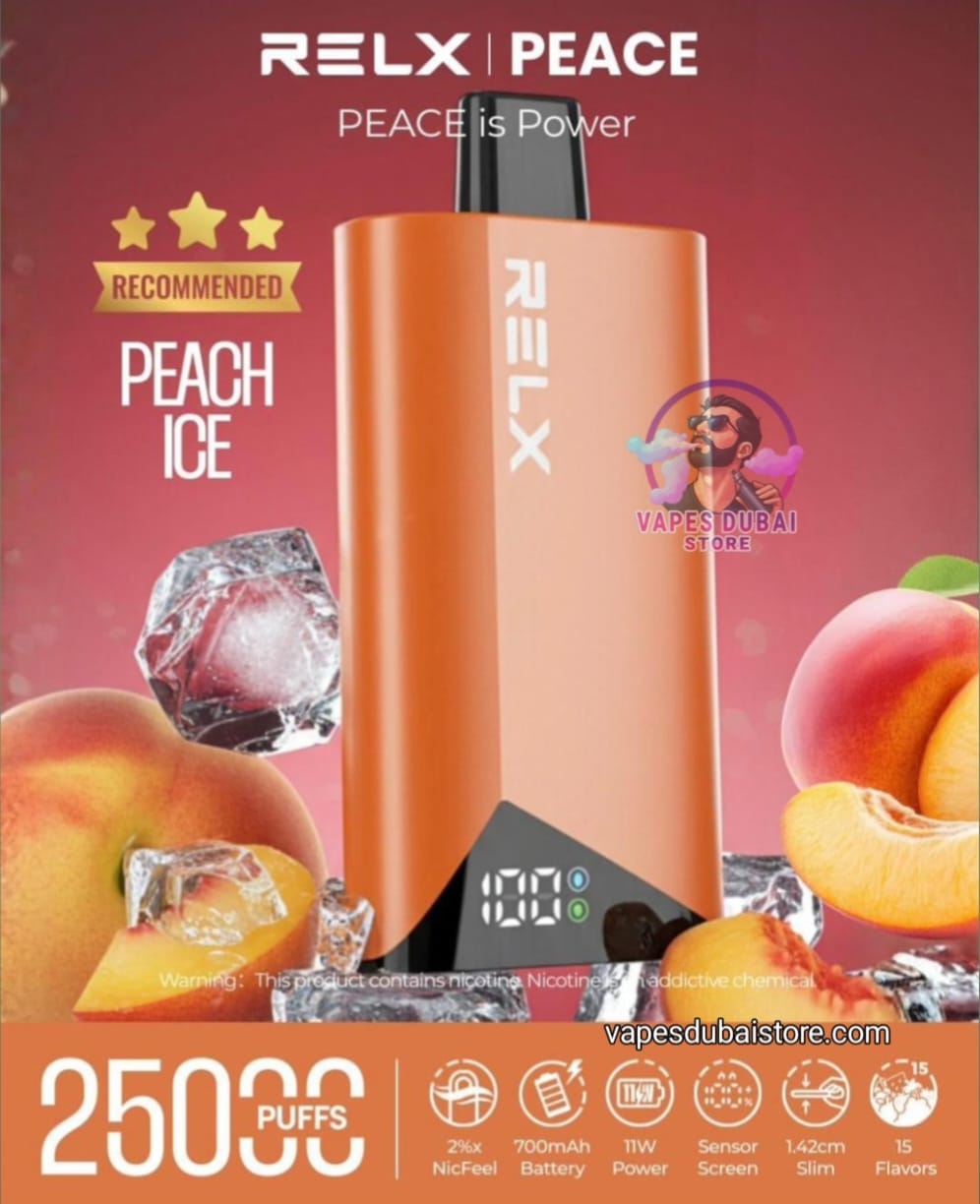 Relx Peace 25000 Puffs Disposable Vape In Dubai