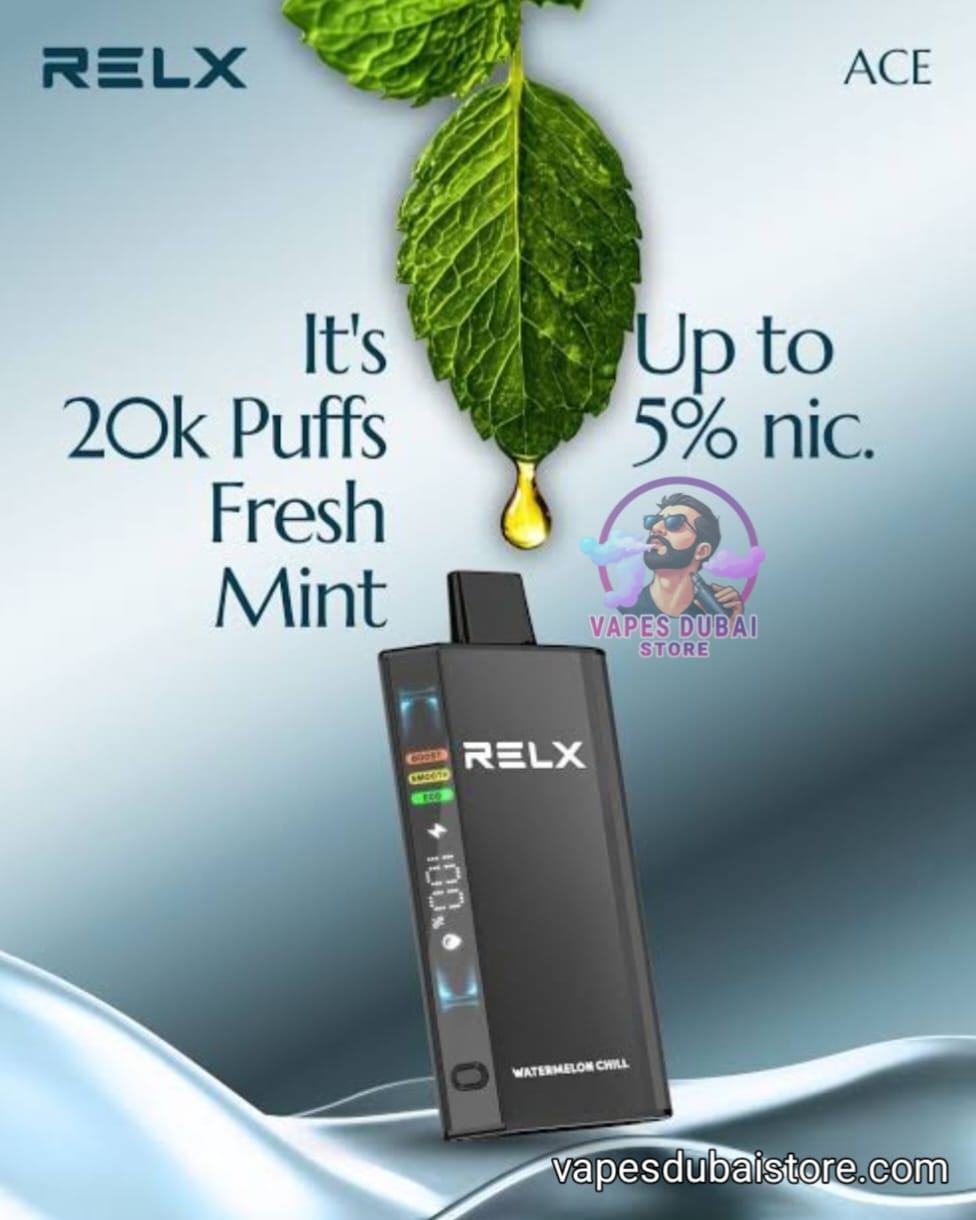 RELX Ace 20000 Puffs 50MG Disposable Vape In UAE