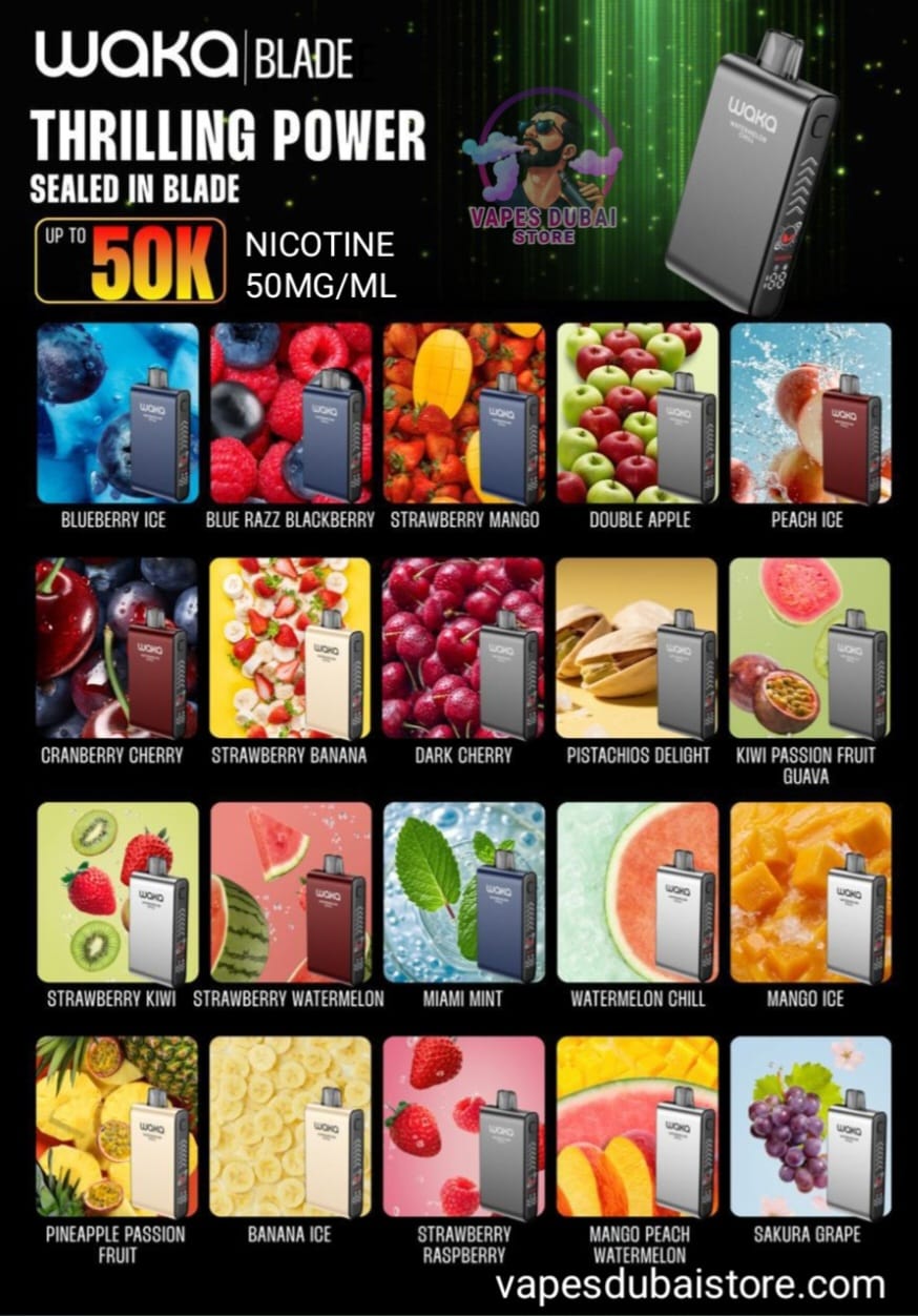 Waka Blade 50000 Puffs Disposable Vape In UAE