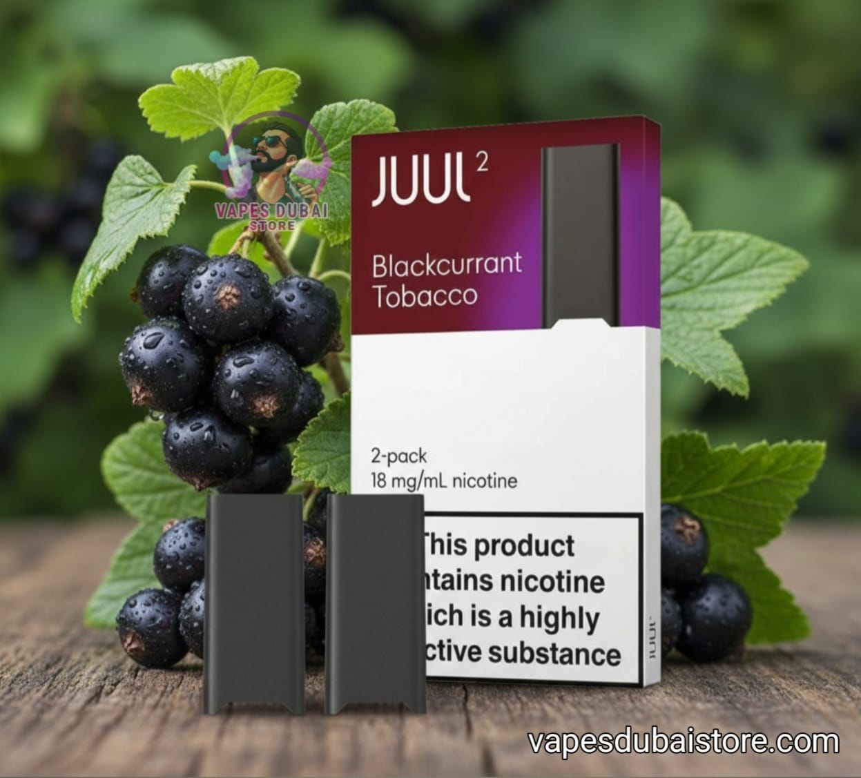 JUUL 2 Pods Cartridge 18mg for Juul 2 Device( 2PCS) in Dubai