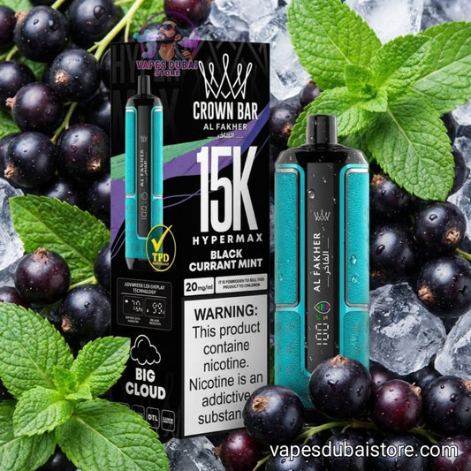 Al Fakher Crown Bar 15000 Puffs Hypermax Disposable Vape In Dubai