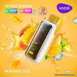 Vozol Star 20000 Puffs 5% Rechargeable Disposable Vape in Dubai