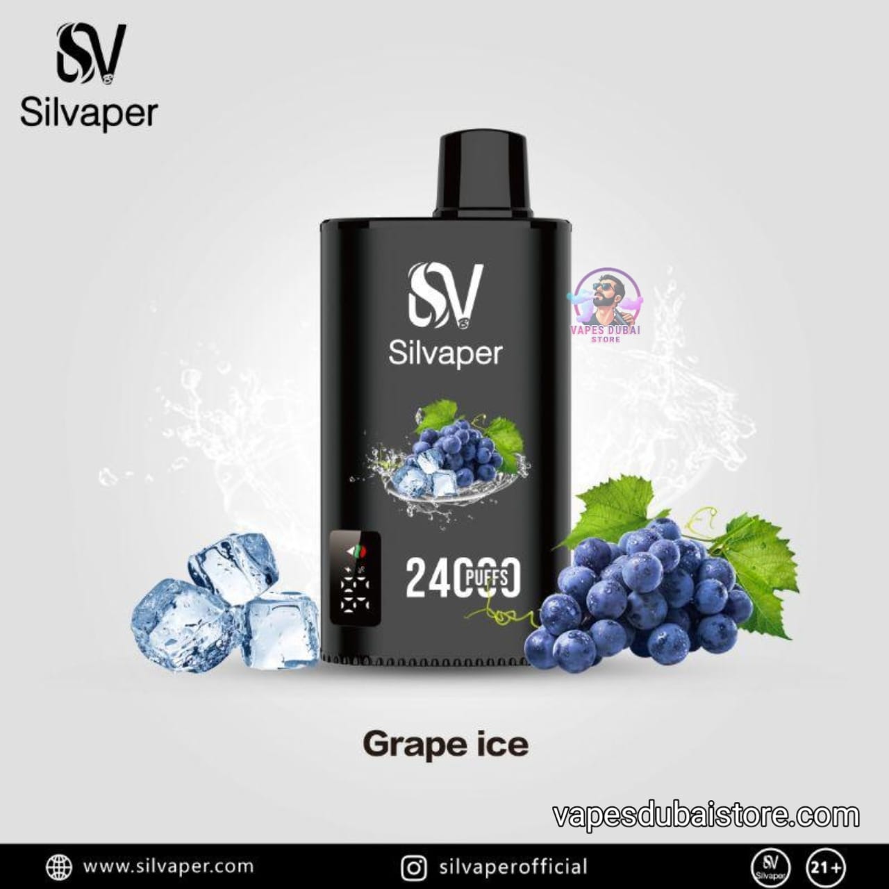 Silvaper 24000 Puffs 50mg Disposable Vape In Dubai
