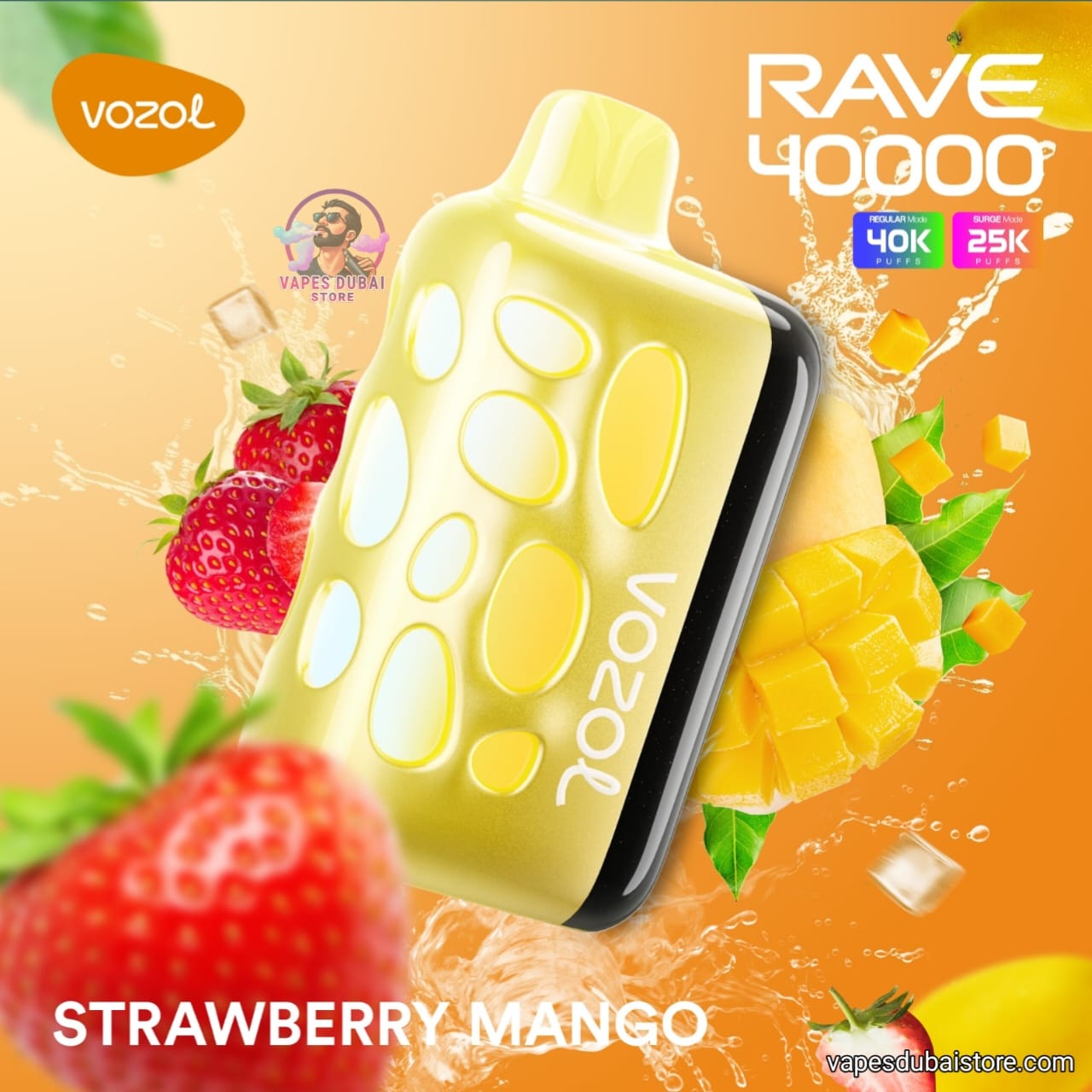 VOZOL RAVE 40000 Puffs Disposable Vape In Dubai
