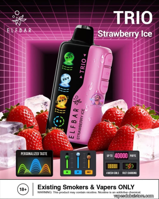 ELF BAR Trio 40000 Puffs Disposable Vape In Dubai