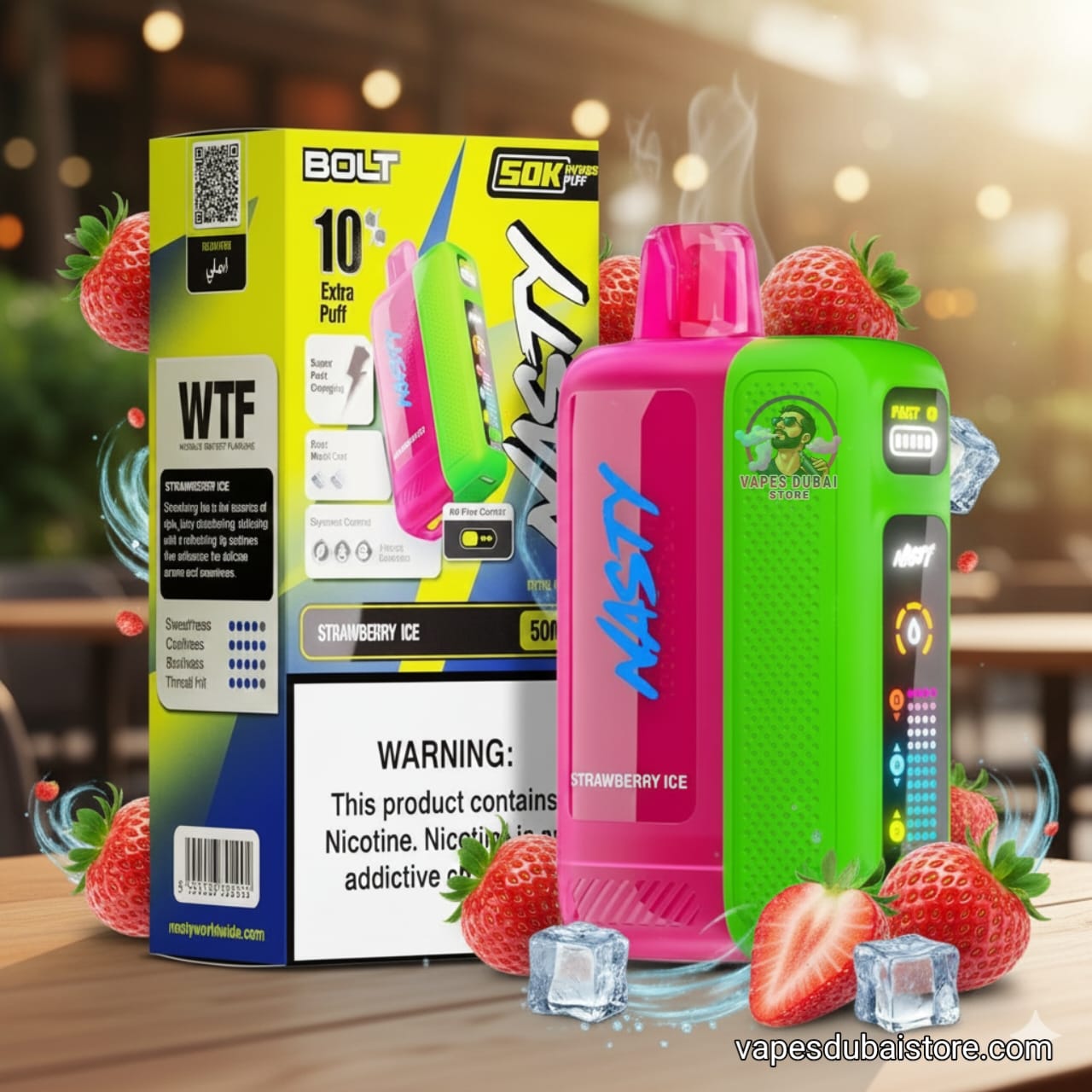 Nasty Bolt Hyperbeast 50k Disposable Vape In UAE