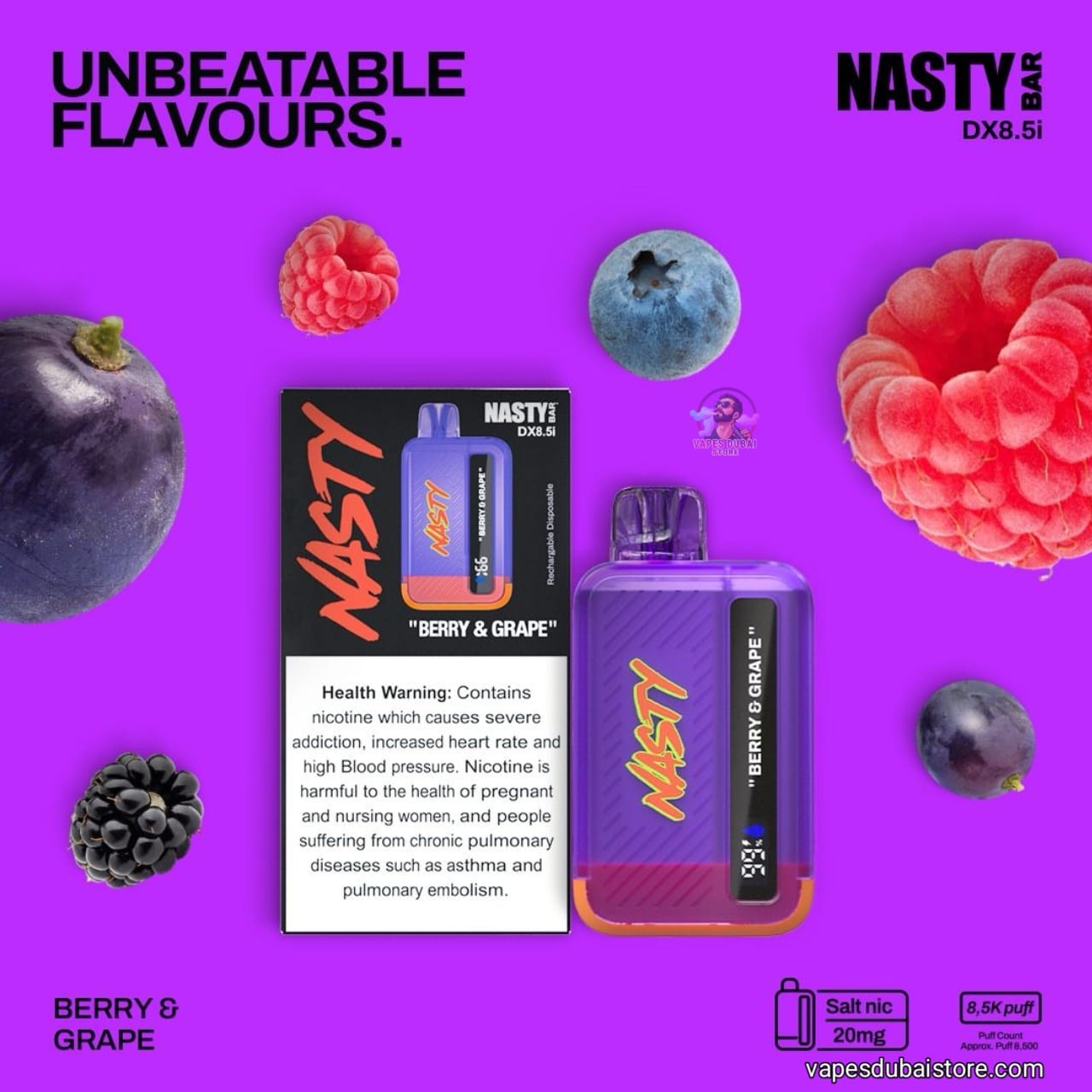 Nasty Bar 8500 DX8 5i Disposable Vape In UAE