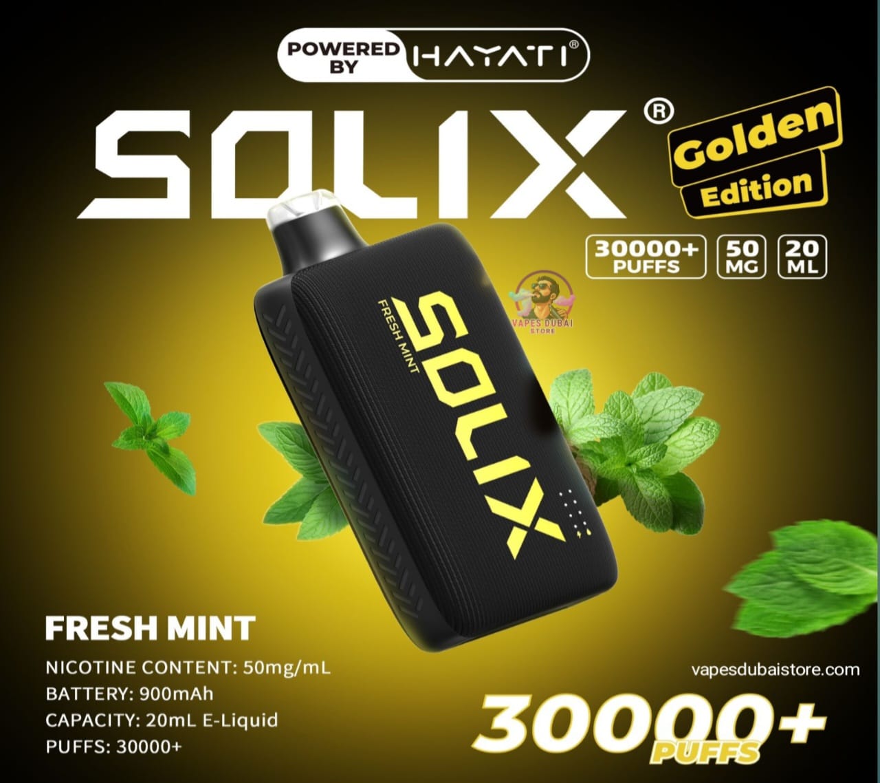 Hayati Solix 30000 Puffs Disposable Vape In UAE