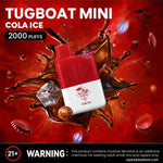 Tugboat Mini 2000 Puffs 20mg Disposable Vape In UAE