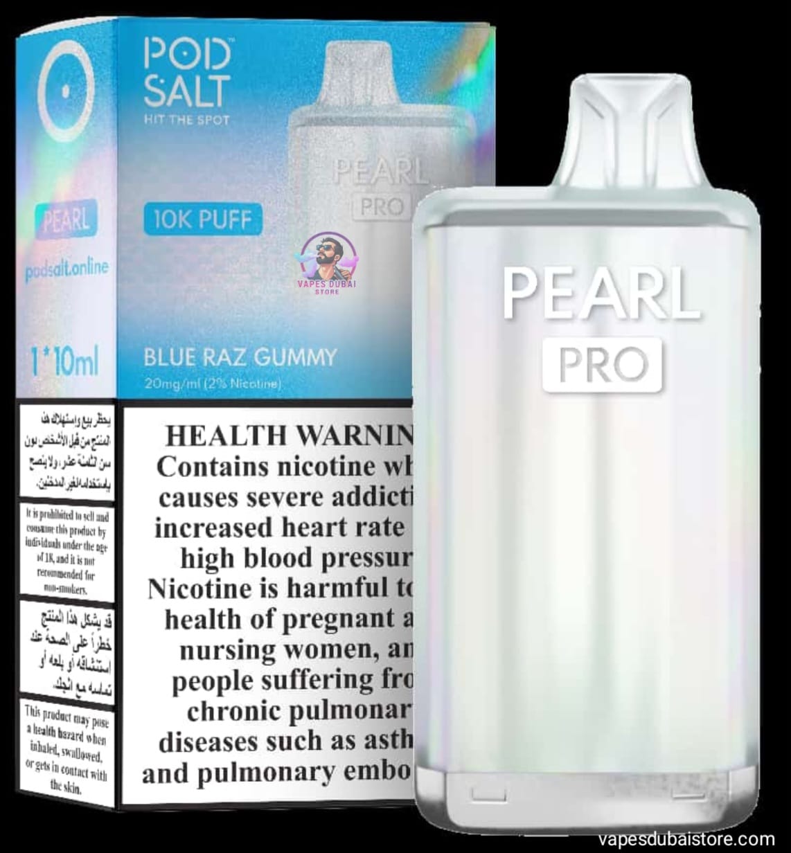 Pod Salt Pearl Pro 10000 Puffs 20mg Disposable Vape In Dubai