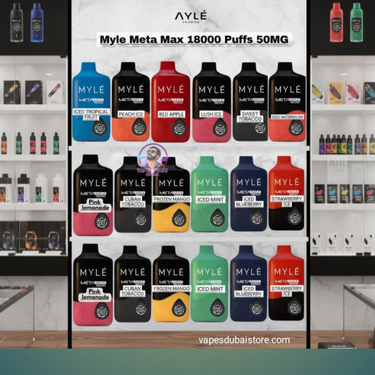 Myle Meta Max 18000 Puffs Disposable Kit In UAE
