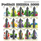 Pod Salt Shisha 8000 Puffs DTL 3mg In UAE