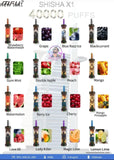 MFU SHISHA X1 40000 Puffs Hookah Disposable Vape In DUBAI