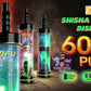 MFU SHISHA X2 Hookah 60000 Puffs Disposable Vape In DUBAI