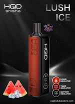 HQD Shisha 20000 Puffs 3MG Nicotine DTL Disposable Vape in Dubai