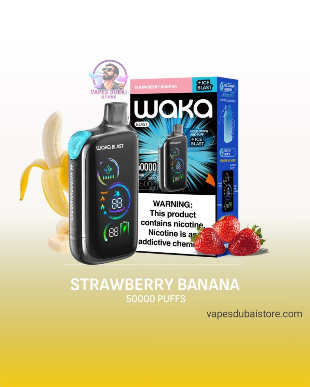 Waka Blast 50000 Puffs Disposable Vape 50mg in the UAE
