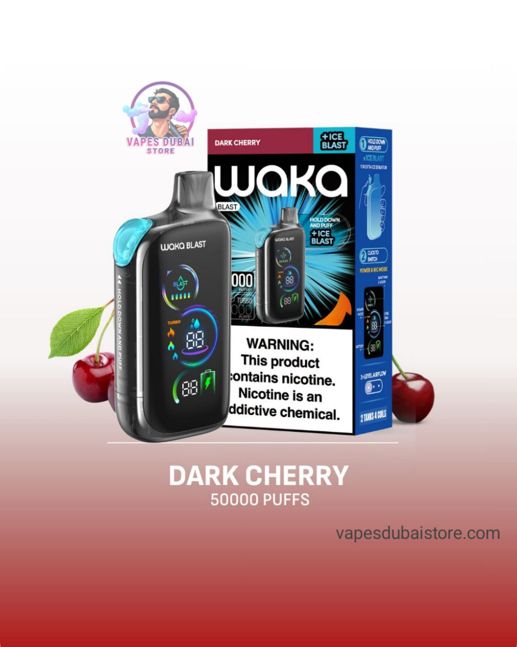 Waka Blast 50000 Puffs Disposable Vape 50mg in the UAE