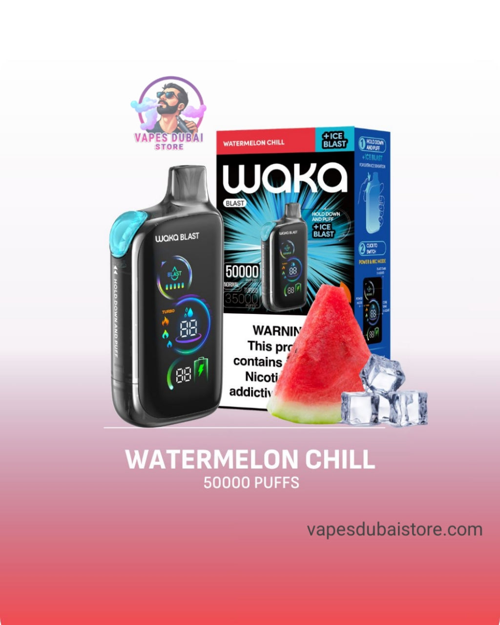 Waka Blast 50000 Puffs Disposable Vape 50mg in the UAE