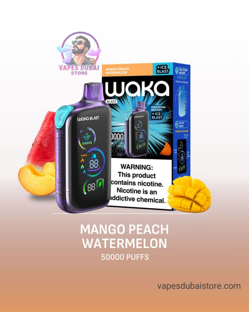 Waka Blast 50000 Puffs Disposable Vape 50mg in the UAE