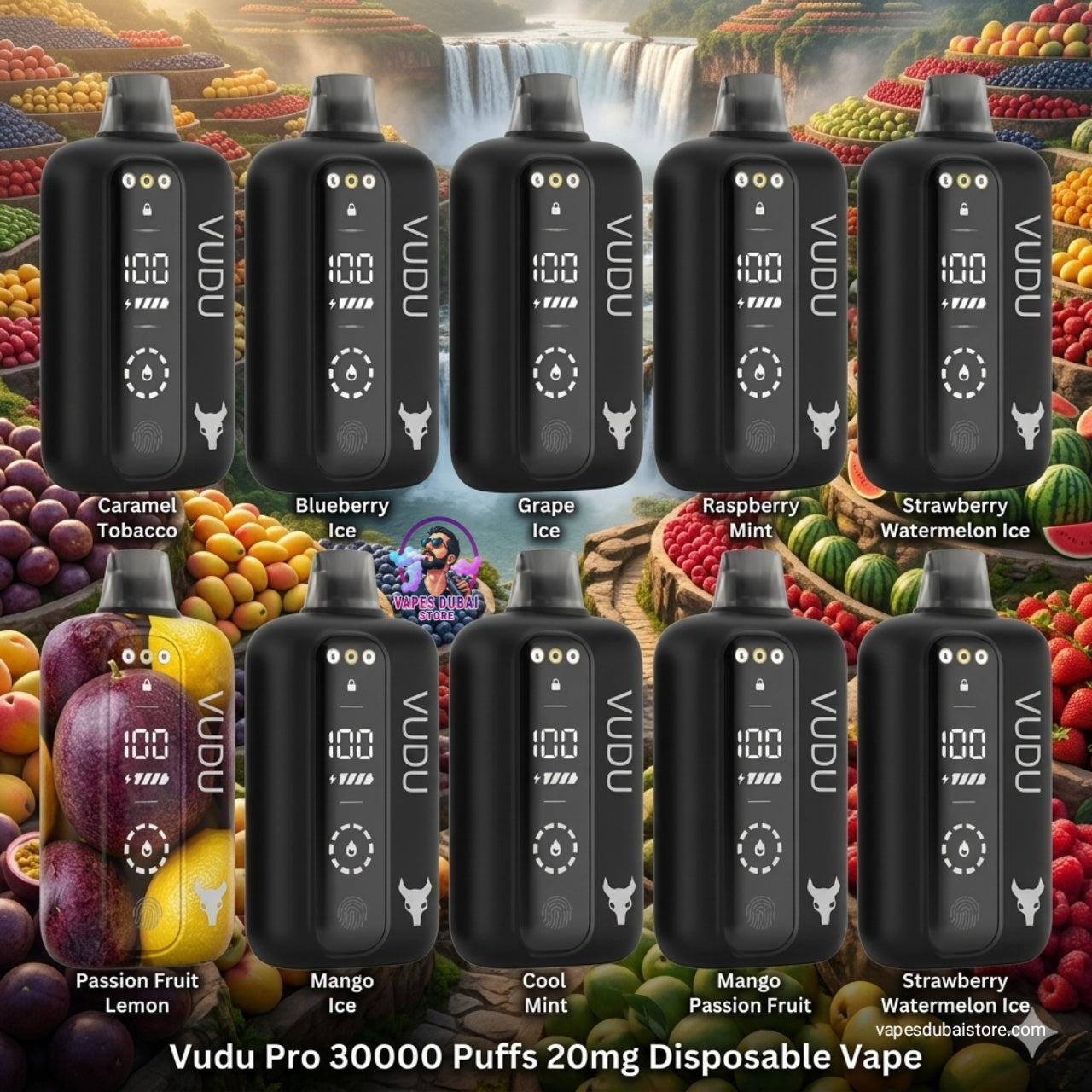 VUDU Pro 30000 Puffs 20MG Disposable Vape in UAE