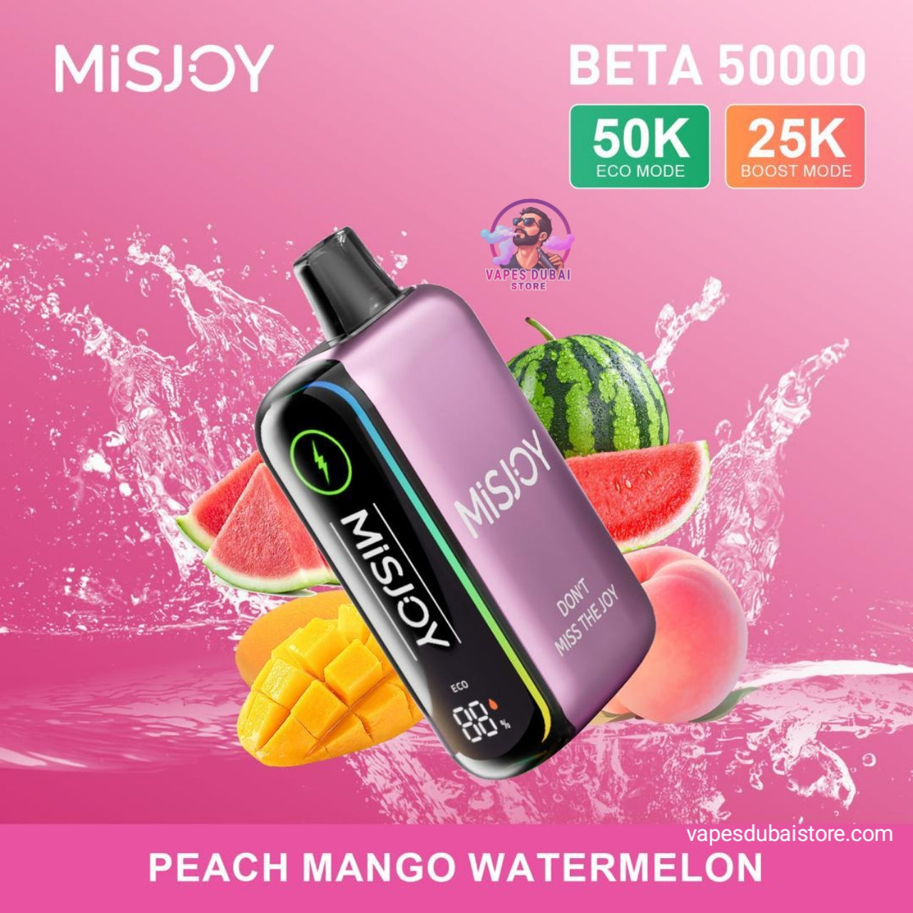 MISJOY Beta 50000 Puffs Disposable Vape 50mg in UAE