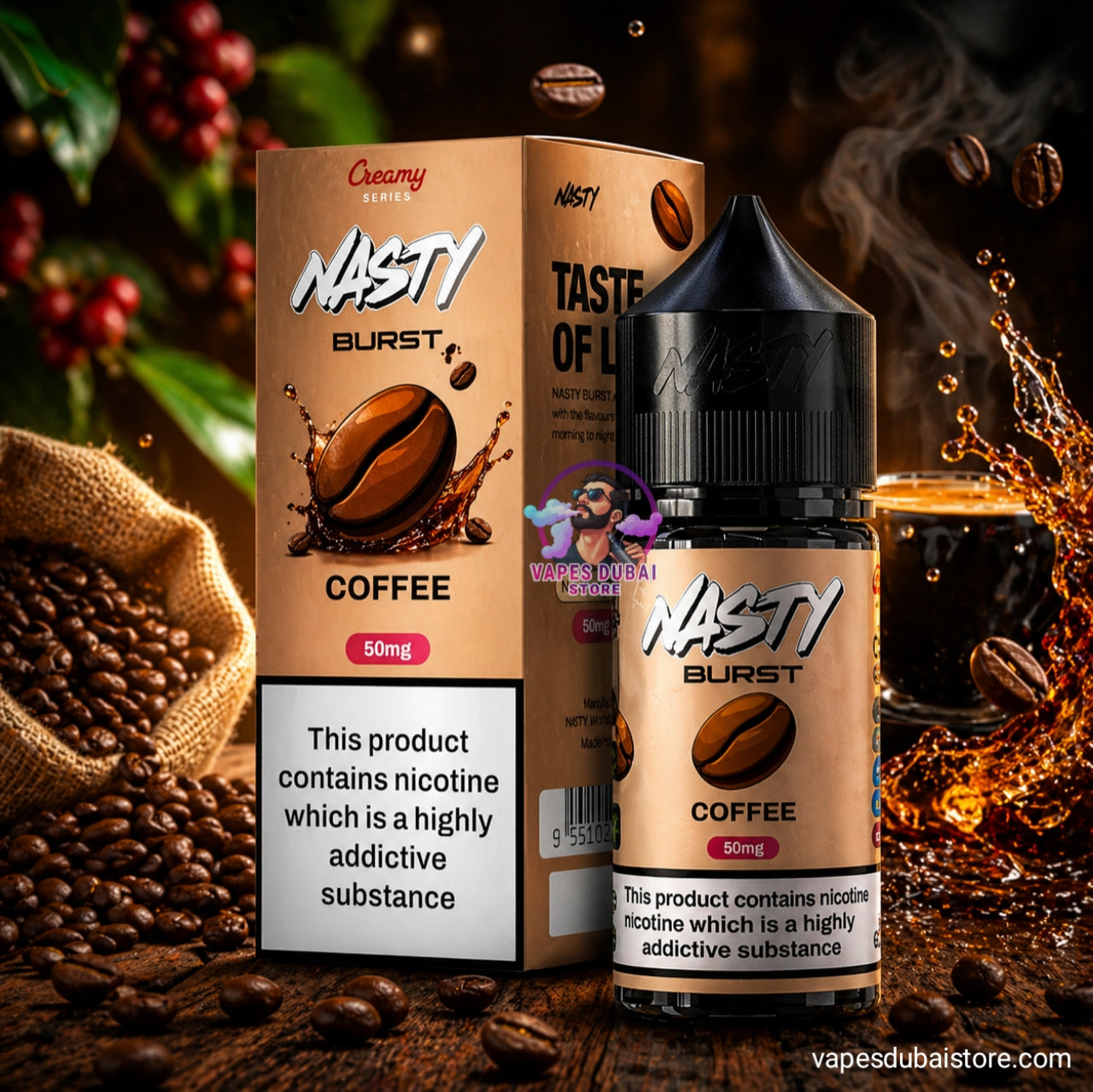 Nasty Burst Salt Nic 30ml E-Liquid 30mg/50mg In DUBAI