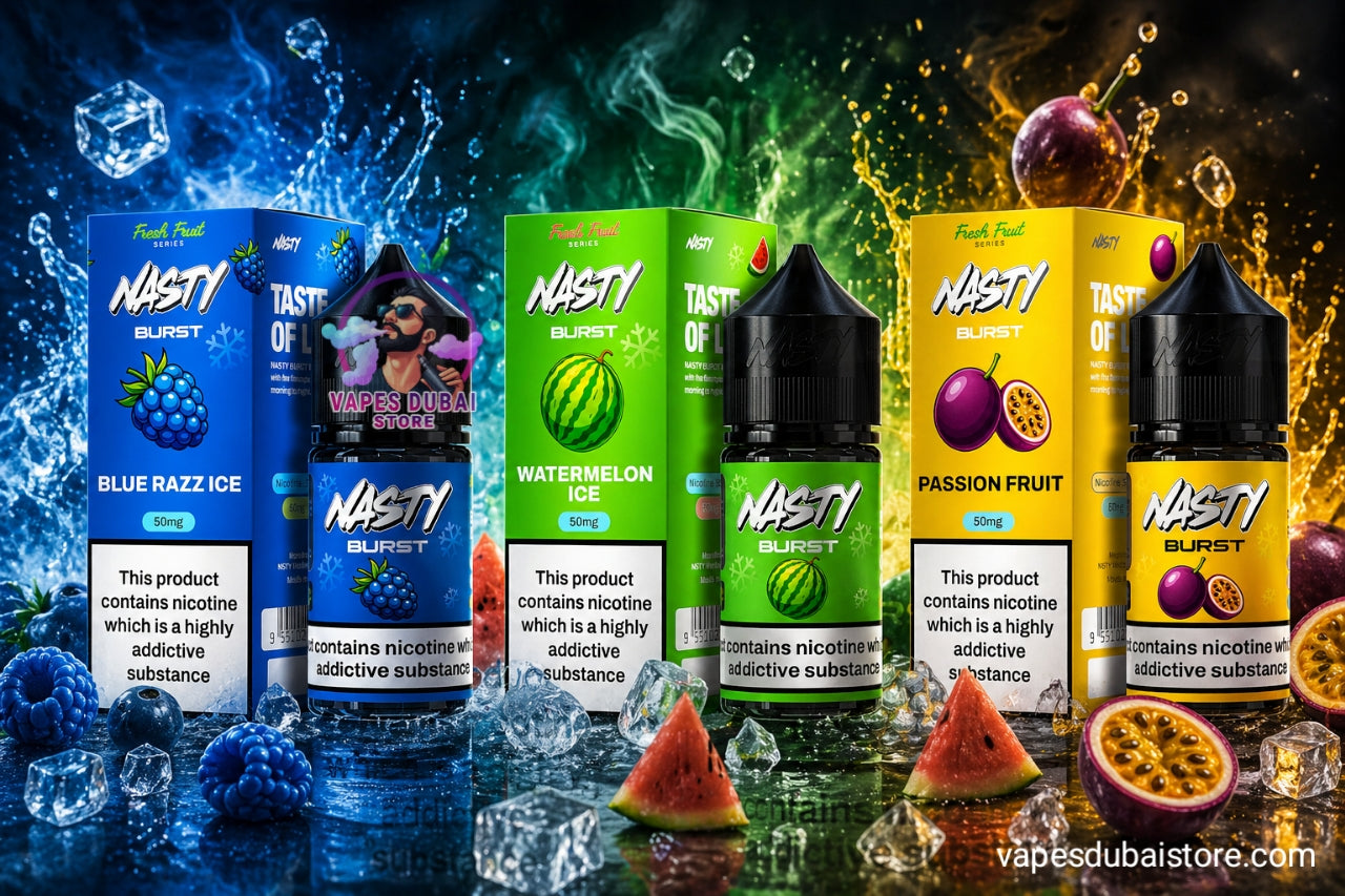 Nasty Burst Salt Nic 30ml E-Liquid 30mg/50mg In DUBAI