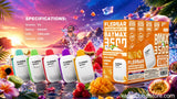 Flerbar Baymax 3500 Puffs Disposable Vape Zero Nicotine in UAE