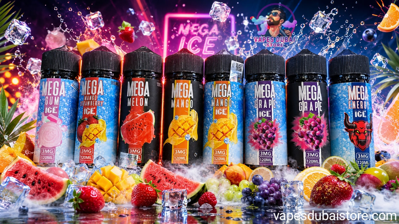 Mega 120mL Vape Liquid By Grand E Liquid 3mg In UAE