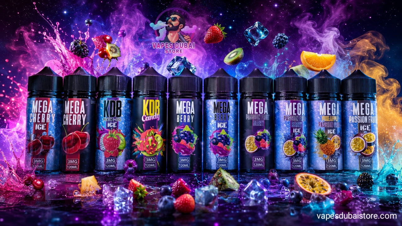 Mega 120mL Vape Liquid By Grand E Liquid 3mg In UAE