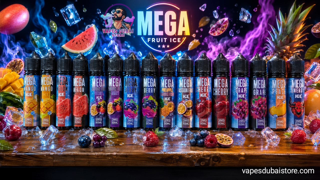 MEGA 3MG 60ML Bottle Liquid Freebase In Dubai