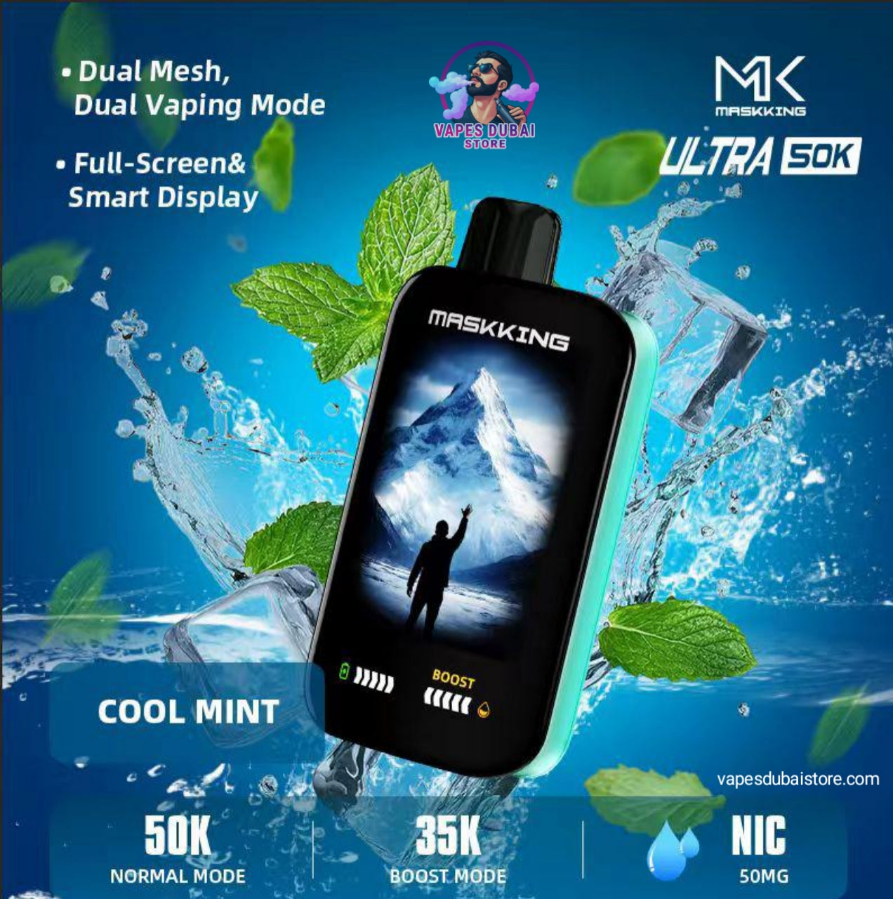 Maskking Ultra 50000 Puffs Disposable 50mg in the UAE