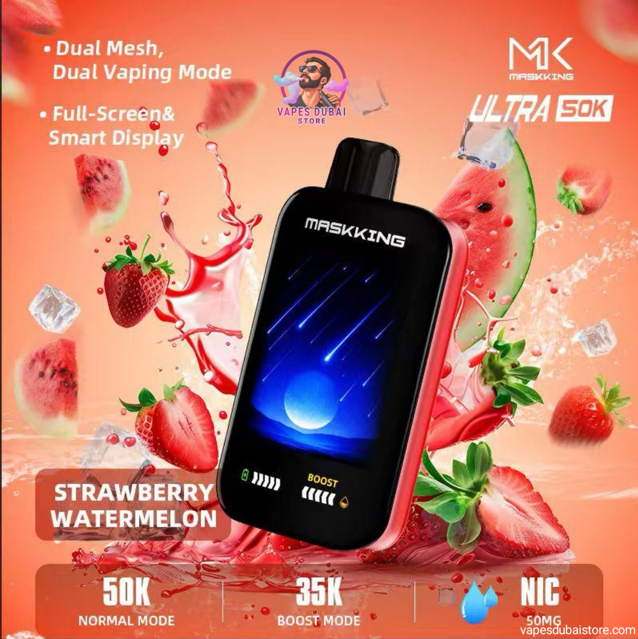 Maskking Ultra 50000 Puffs Disposable 50mg in the UAE