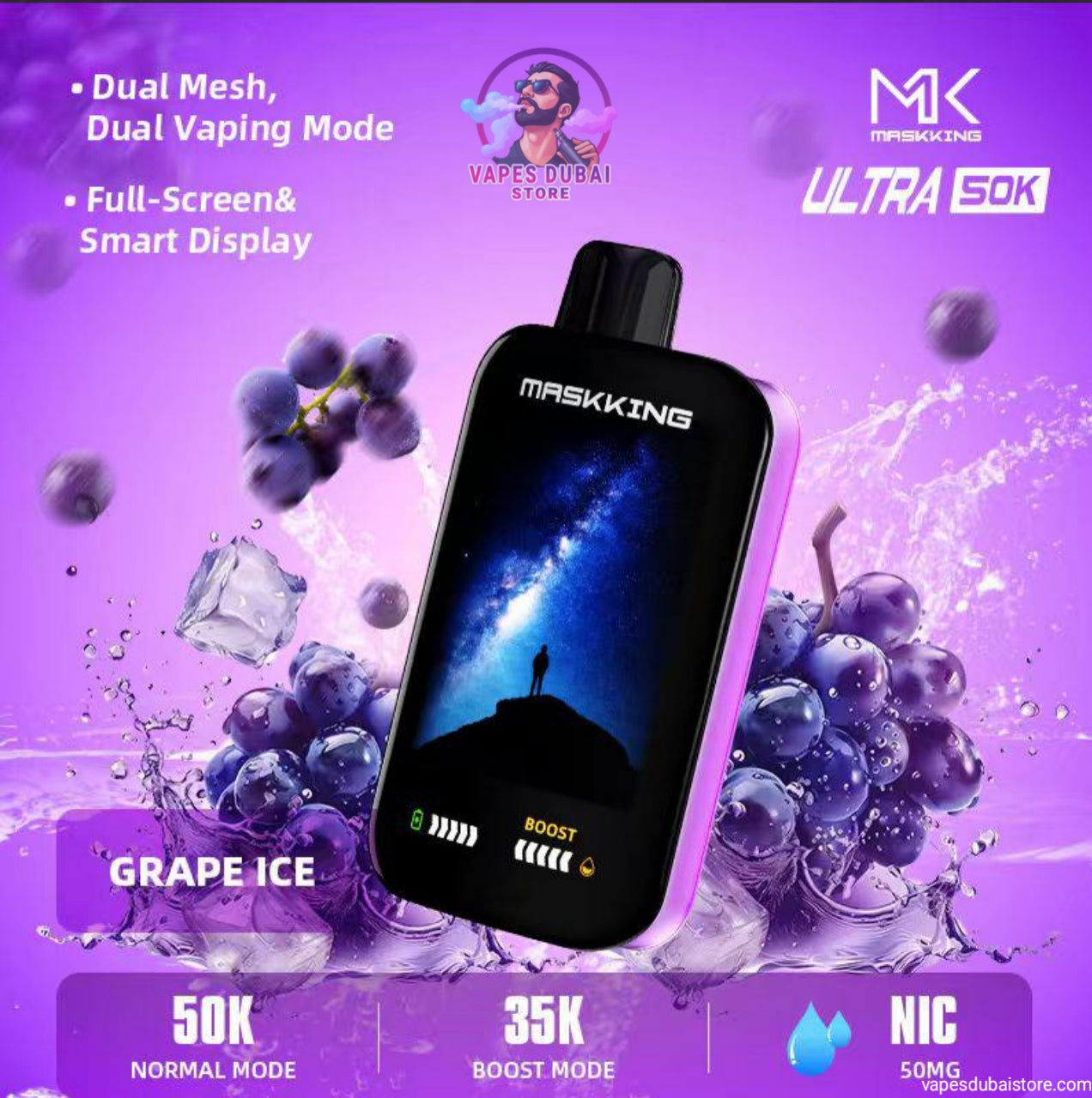 Maskking Ultra 50000 Puffs Disposable 50mg in the UAE
