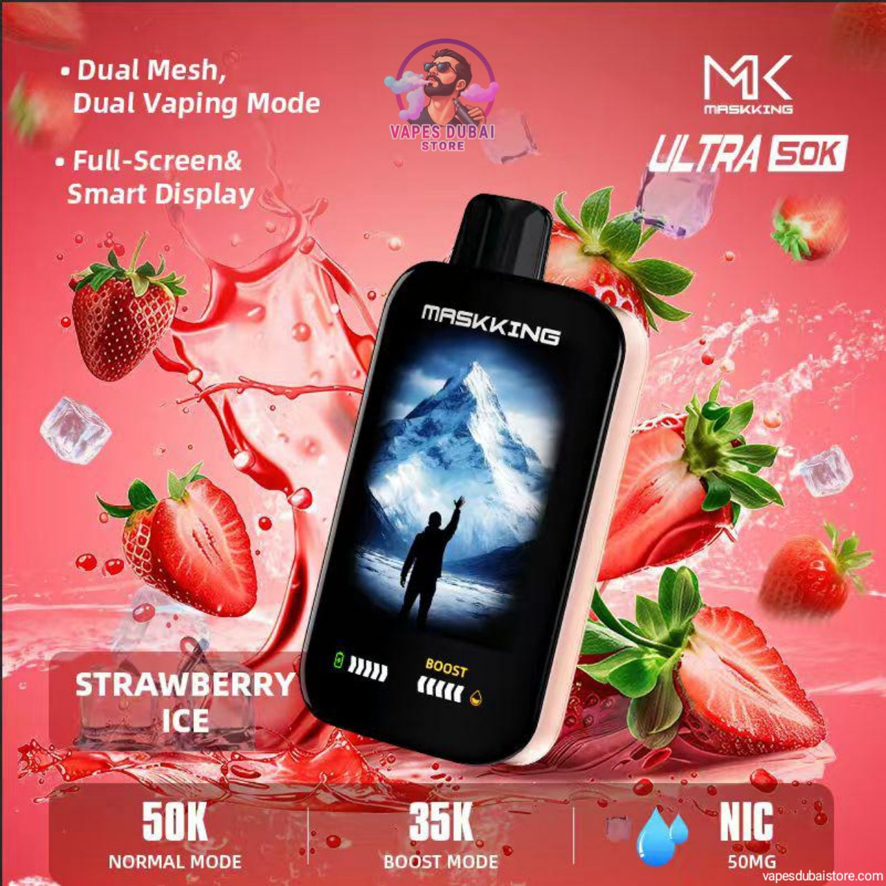 Maskking Ultra 50000 Puffs Disposable 50mg in the UAE