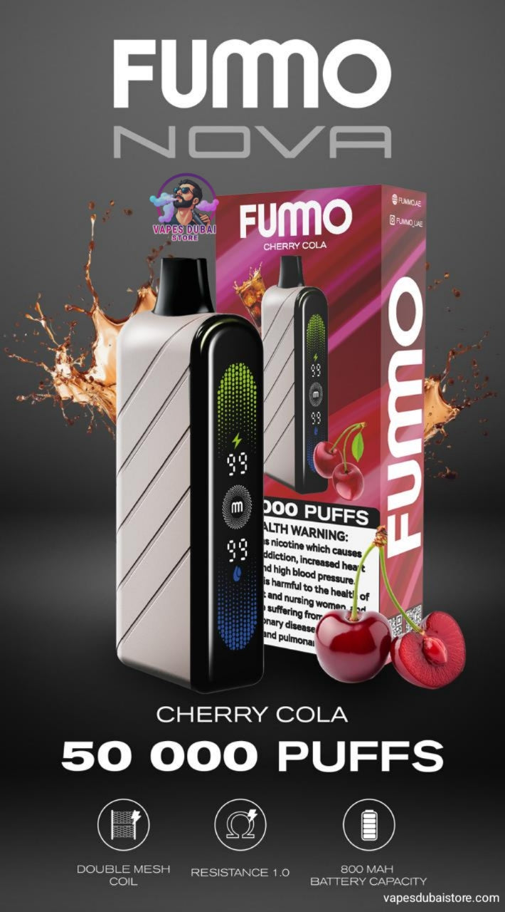 Fummo Nova 50000 Puffs 20mg Disposable Vape in UAE