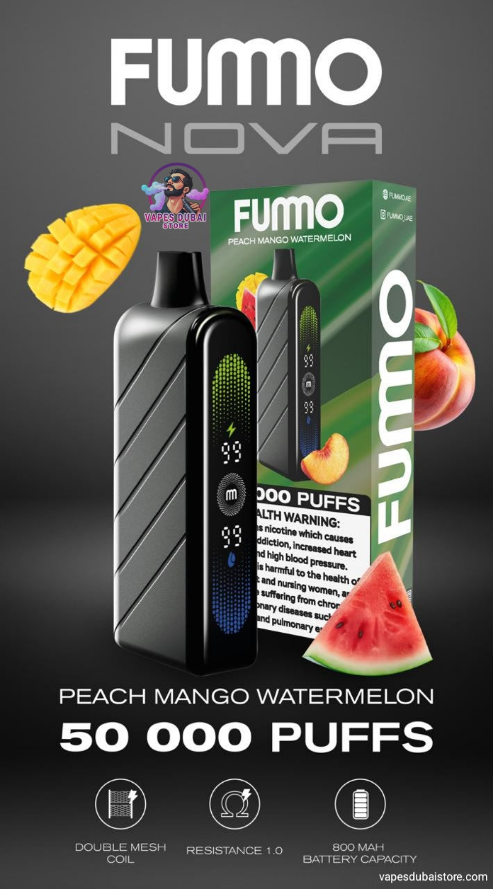 Fummo Nova 50000 Puffs 20mg Disposable Vape in UAE