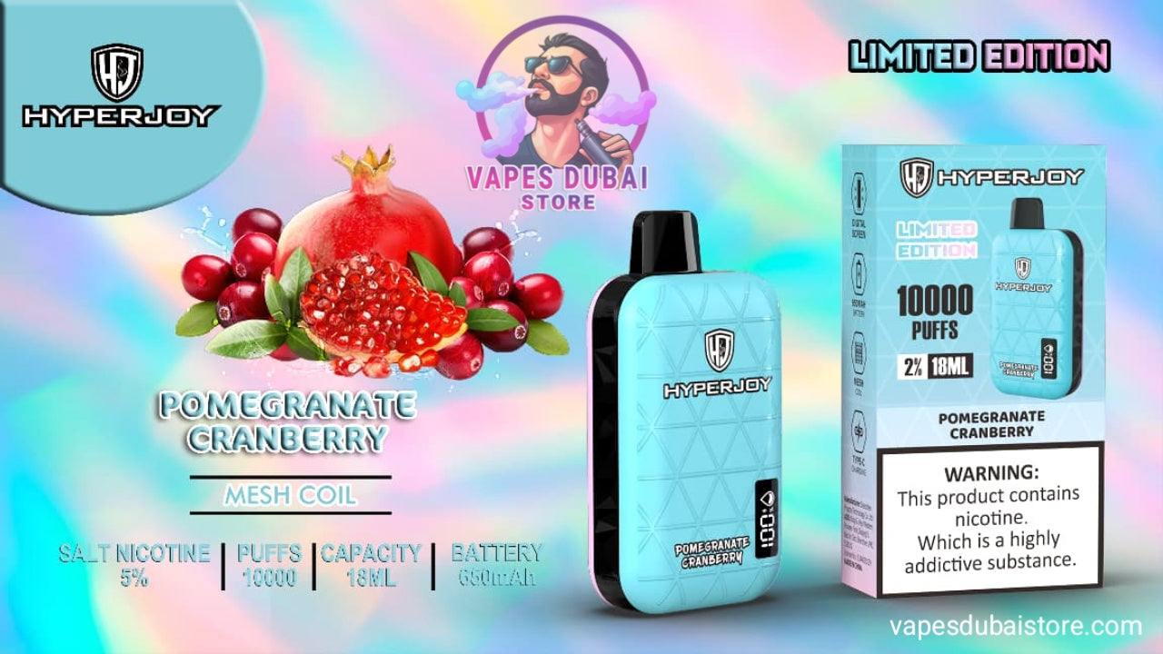 Hyperjoy Disposable Vape 10000 Puffs 50mg in Dubai
