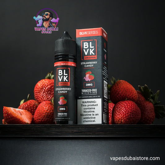 BLVK 60ml E-Liquid 3mg Premium Freebase Vape Juice In UAE