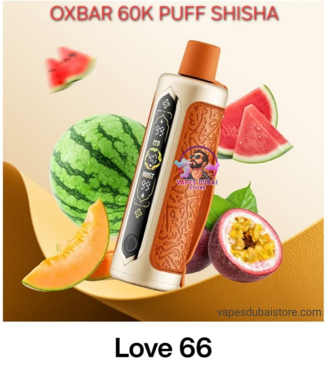 Oxbar Shisha 60000 Puffs Disposable Vape DTL 6MG In Dubai